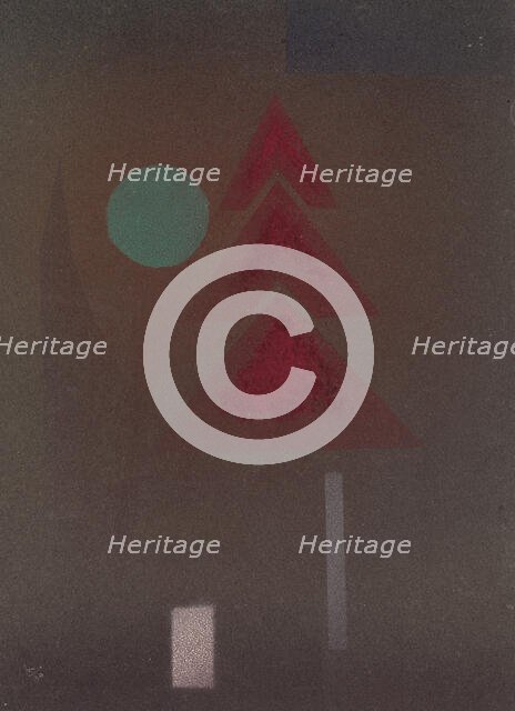 Almost Submerged (Fast versunken), 1930. Creator: Kandinsky, Wassily Vasilyevich (1866-1944).