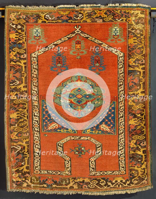 Bellini Carpet, Turkey, 16th-17th century. Creator: Unknown.