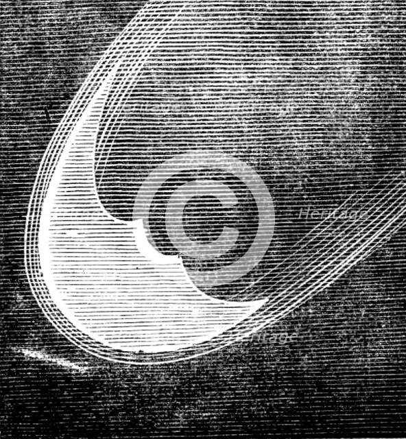 Telescopic Appearances of Donati's Comet, as seen from the Cambridge Observatory, Sept 25..., 1858. Creator: Unknown.