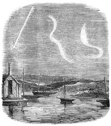The Meteor, as seen over the Medina, Isle of Wight, 1856.  Creator: Unknown.