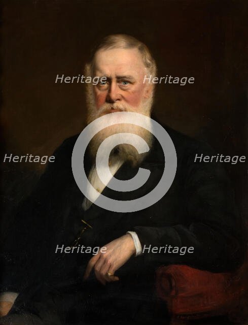 Portrait of Thomas Phillips, 1871. Creator: James Edgell Collins.
