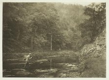 In Dove Dale. "Habet!", 1880s. Creator: Peter Henry Emerson.