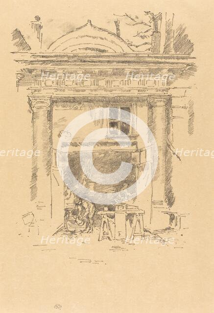 The Whitesmiths, Impasse des Carmélites, 1894. Creator: James Abbott McNeill Whistler.