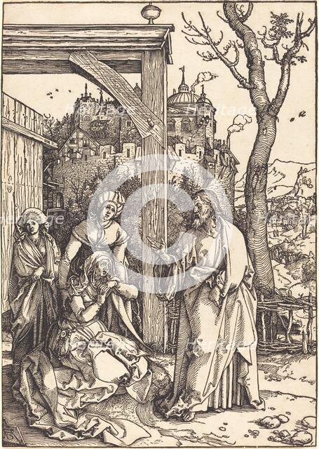Christ Taking Leave from His Mother, c. 1504/1505. Creator: Albrecht Durer.