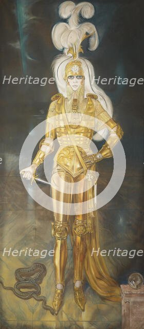 The Marchesa Casati as Cesare Borgia, 1925. Creator: Alberto Martini.