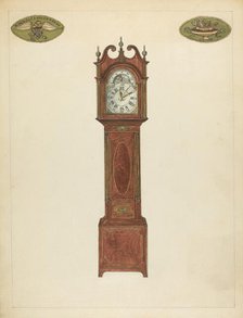 Grandfather Clock, c. 1935. Creator: Nicholas Gorid.