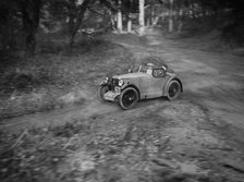 MG M Type competing in the JCC Half-Day Trial, 1930. Artist: Bill Brunell.