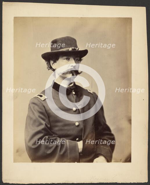 Portrait of an unknown officer, about 1862. Creator: Alexander Gardner.