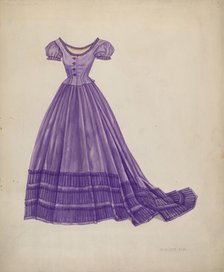 Dress, 1935/1942. Creator: Florence Earl.