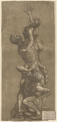 The Rape of a Sabine, 1584. Creator: Andrea Andreani.