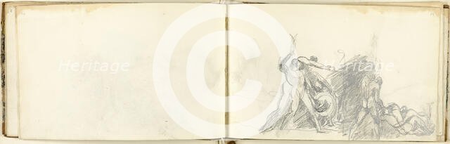Sketchbook, 1793/94. Creator: George Romney.