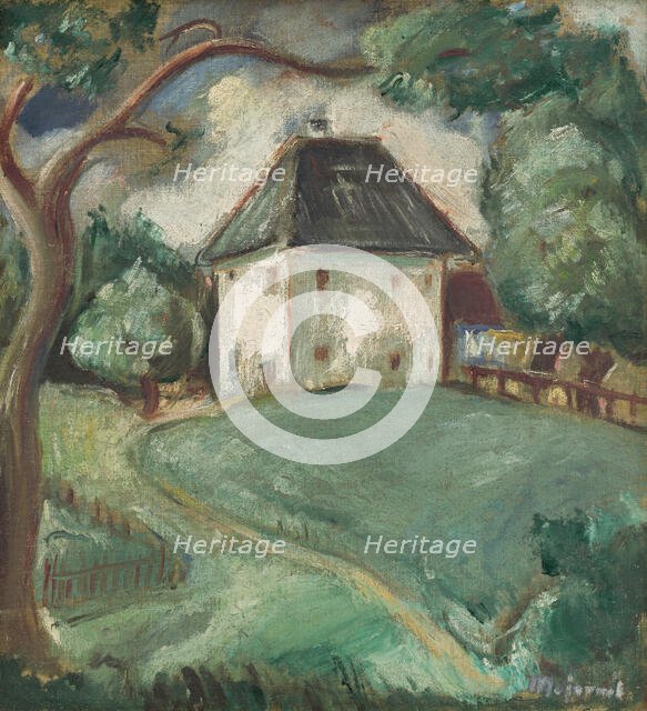 Landscape near Trebon, 1932. Creator: Cyprian Majernik.