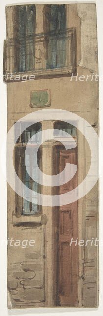 Design for a Stage Set at the Opéra, Paris, 1830-90. Creator: Eugene Ciceri.