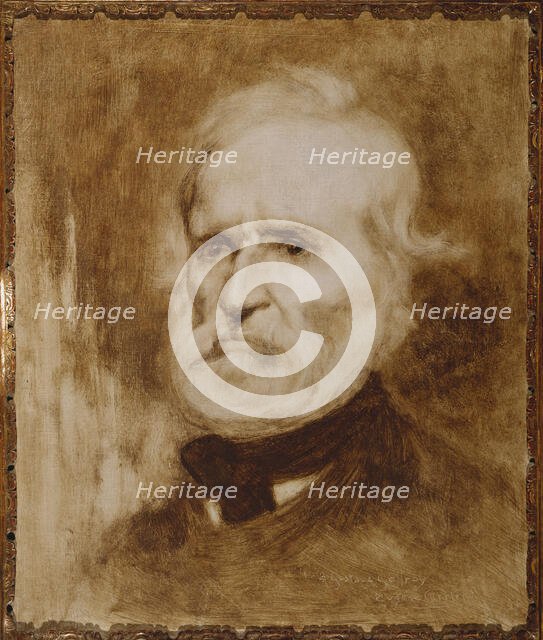 Portrait of Auguste Blanqui (1805-1881), politician, c1880. Creator: Eugene Carriere.