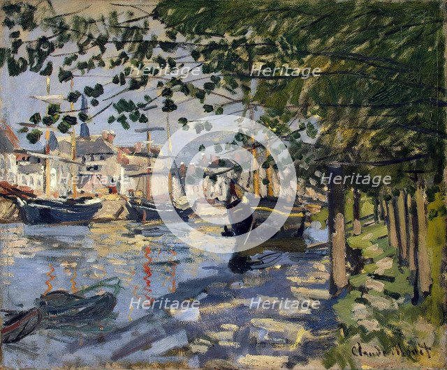 Seine at Rouen, 1872. Artist: Monet, Claude (1840-1926)