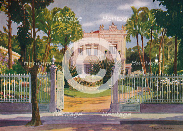 'Residence of Count Paulo de Frontin, Petropolis', 1914. Artist: Edgar L Pattison.