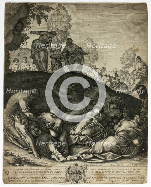 The Miracle of the Loaves and Fishes, n.d. Creator: Lucas Kilian.