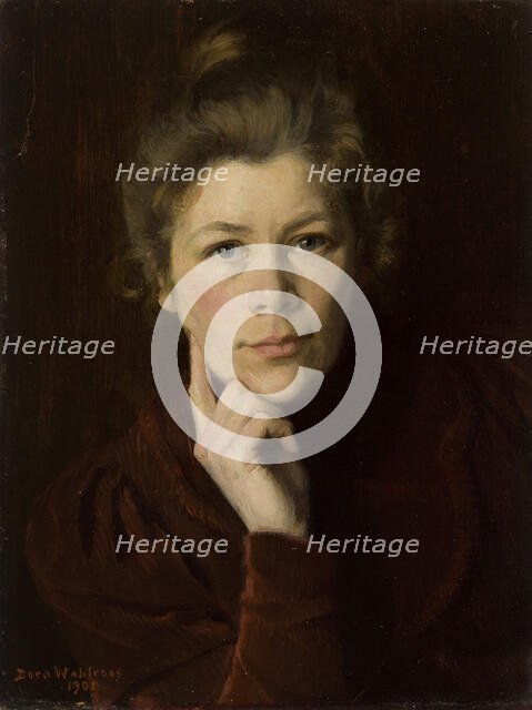 Self-Portrait, 1901. Creator: Dora Wahlroos.