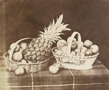 A Fruit Piece, Printed 1844-1846. Creator: William Henry Fox Talbot.