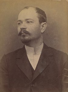 Liégeois (ou Liegois), François. 30 ans, né à Vilette (Meurthe & Moselle). Cordonnier. Ana..., 1894. Creator: Alphonse Bertillon.