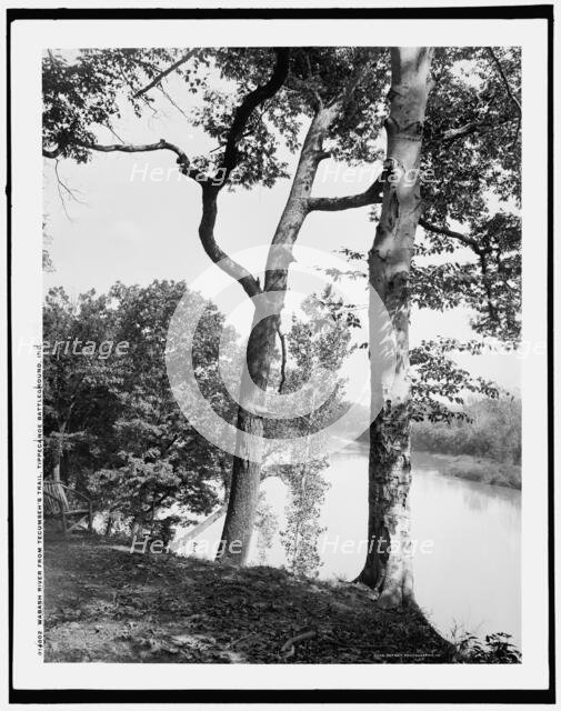 Wabash River from Tecumseh's Trail, Tippecanoe battleground, Ind., c1902. Creator: Unknown.