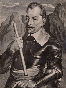 Albrecht von Wallenstein, Bohemian general, 17th century (1894). Artist: Pieter de Jode II.