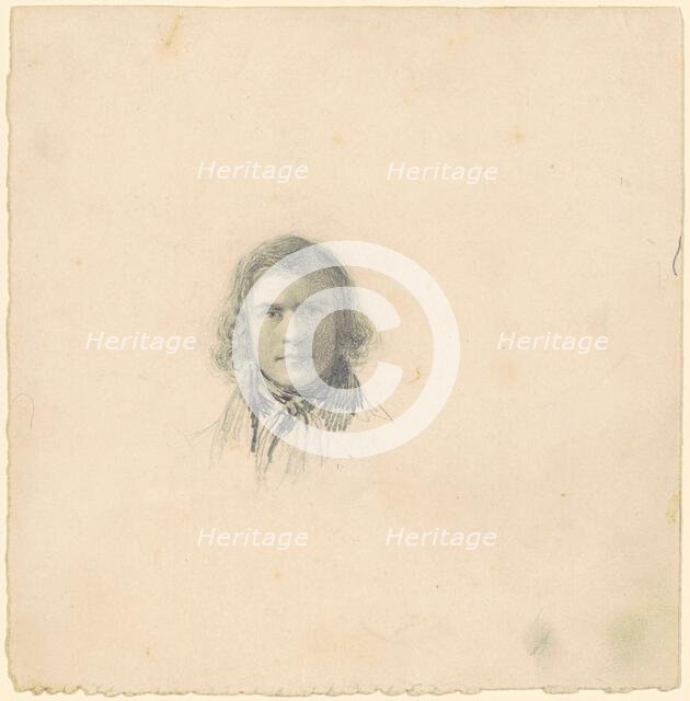 Self-Portrait [recto], c. 1830s. Creator: Seth Wells Cheney.