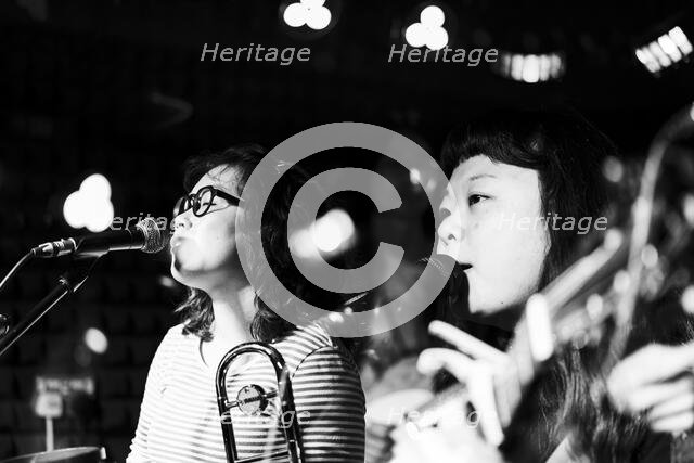 Maya Akechi and Alborg live at Hope & Anchor, Islington, London, May 2025. Creator: Annapaola Marchesani.