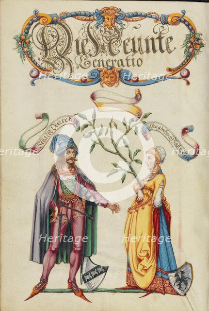 The Ninth Generation, Sebaldt Derrer II, about 1626-1711. Creator: Unknown.