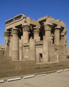 Temple of Kom Ombo, Egypt, Ptolemaic Dynasty, 2nd century BC, (2019).   Creator: LTL.