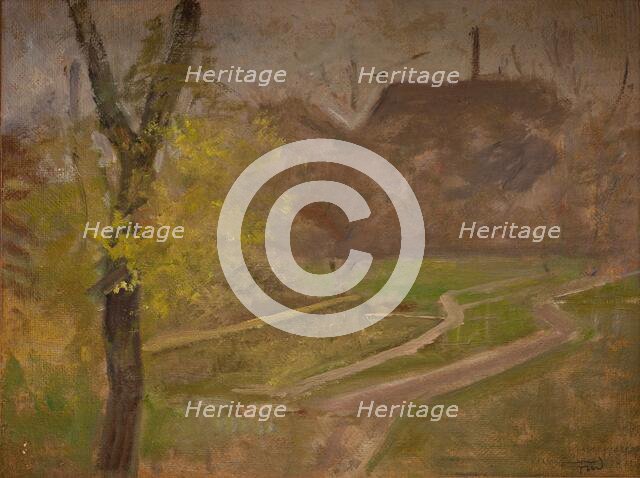 The Garden of Institution des sourds-muets, 1902. Creator: Ludvig Find.