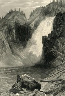 'The Upper Yellowstone Falls', 1872.  Creator: Samuel Valentine Hunt.