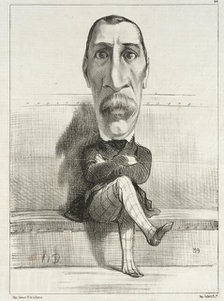 Buvignier, 1849. Creator: Honore Daumier.