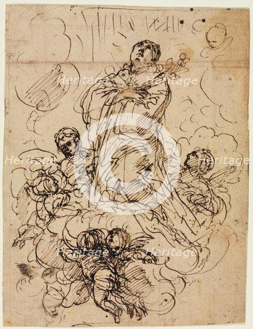 Apotheosis of a Saint, c. 1700?. Creator: Antonio Domenico Gabbiani (Italian, 1652-1726), attributed to.