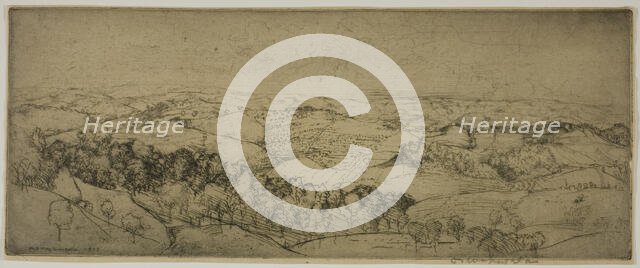 The Billows, 1909. Creator: Donald Shaw MacLaughlan.