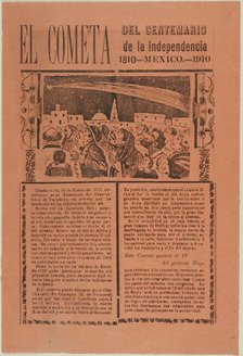 The Comet, 1899, published 1910. Creator: José Guadalupe Posada.