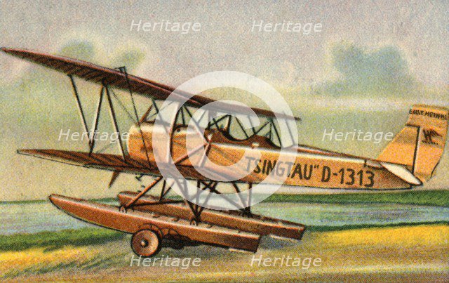 Heinkel HD 24 W Tsingtau seaplane, 1920s, (1932). Creator: Unknown.