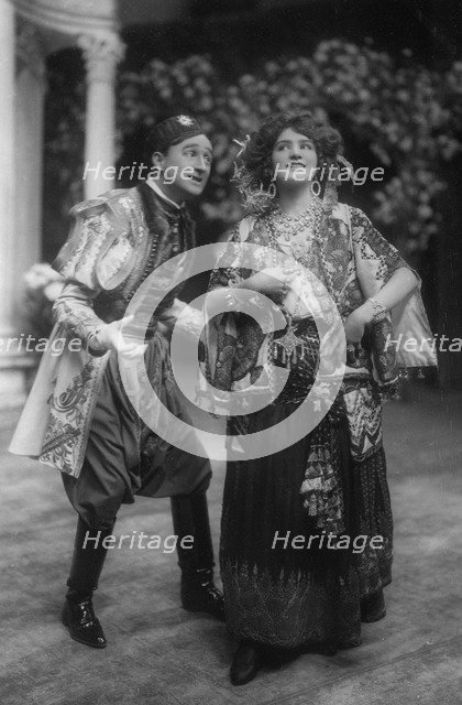 Lily Elsie and Joseph Coyne in The Merry Widow, c1907. Artist: Unknown