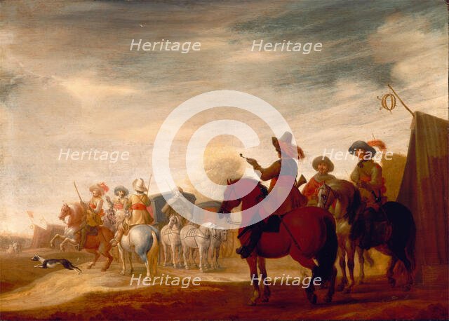 Military Camp, 1642. Creator: Jan Jacobsz van der Stoffe.