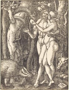The Fall of Man, probably c. 1509/1510. Creator: Albrecht Durer.