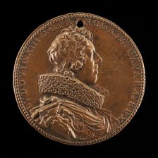 Louis XIII, 1601-1643, King of France 1610 [obverse], 1623. Creator: Abraham Dupre.