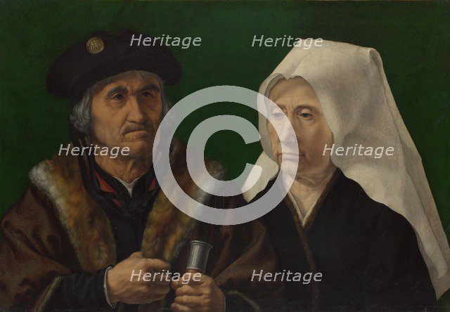 An Elderly Couple, c. 1520. Artist: Gossaert, Jan (ca. 1478-1532)