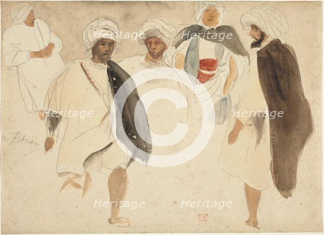 Study of Arabs. Creator: Eugene Delacroix.