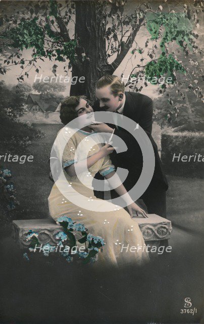 'Romantic postcard', c1910. Artist: Unknown.