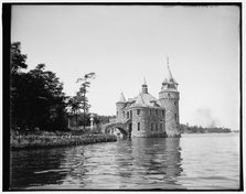The water castle on Heart Island, Thousand Islands, (1902?). Creator: William H. Jackson.