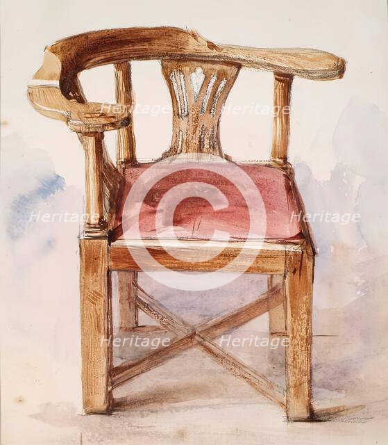 Corner Chair, c1837-1867. Creator: John Phillip.