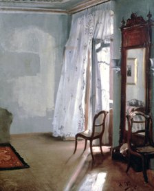 'Room with Balcony', 1845. Artist: Adolph Menzel
