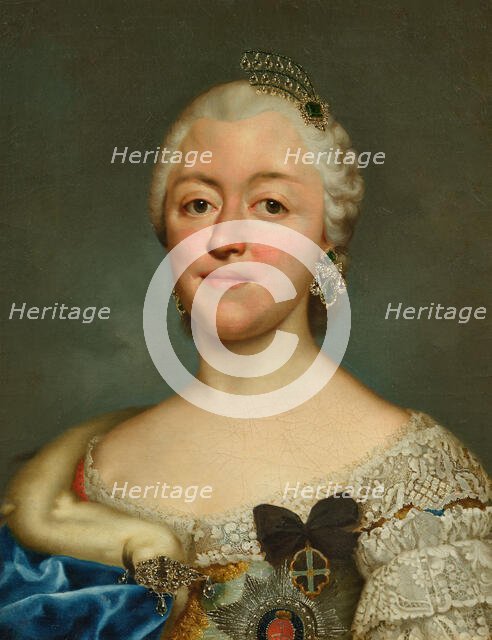 Portrait of Duchess Maria Antonia of Bavaria, Electress of Saxony (1724-1780), 1751. Creator: Mengs; Anton Raphael (1728-1779).