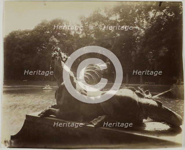 Versailles, Grand Trianon, Dragon par Hardy, 1901. Creator: Eugene Atget.