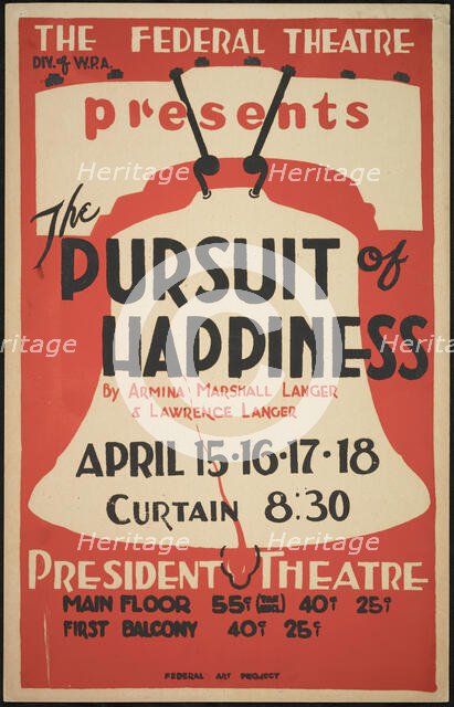 The Pursuit of Happiness, Des Moines, IA, 1937. Creator: Unknown.
